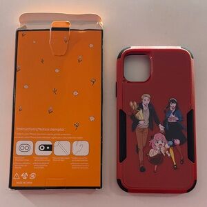 iPhone 11 Case - Anime Spy Family Red and Black